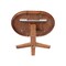 International Concepts 36 in. Solid Wood Round Top Pedestal Table w/12 in. Leaf-30.1 in.High-Dining Height, Distressed Oak K42-36RXT-23B - alternate 8